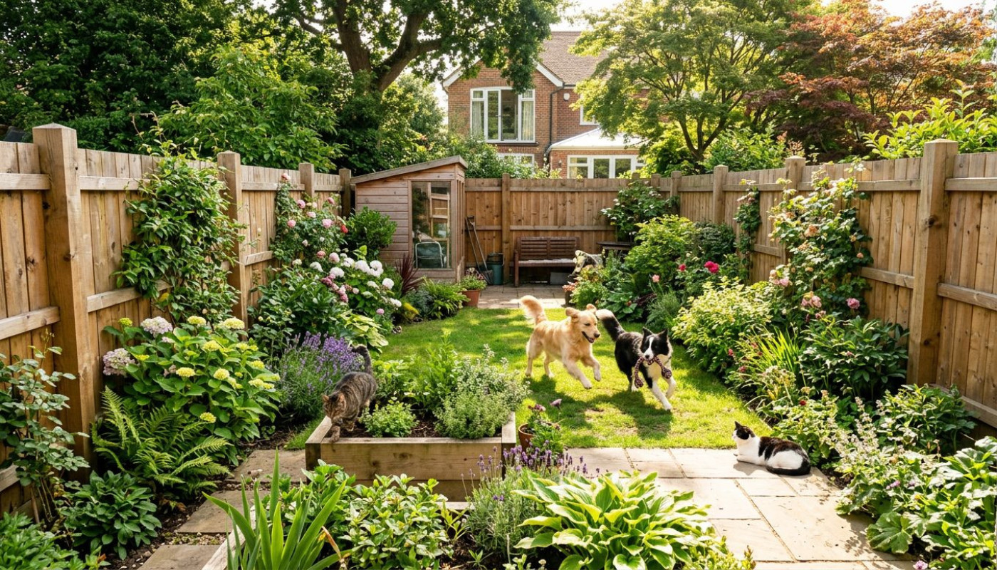 Sécuriser votre jardin pour la sécurité de vos animaux domestiques
